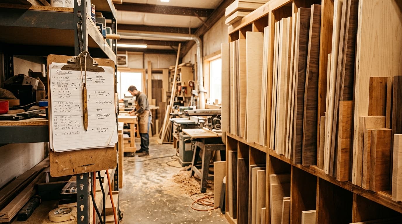 How Custom Cabinet Shops Track Materials Across Multiple Builds