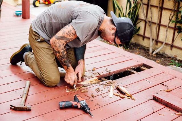 Hero photo for the Decking & Outdoor Structures trade page